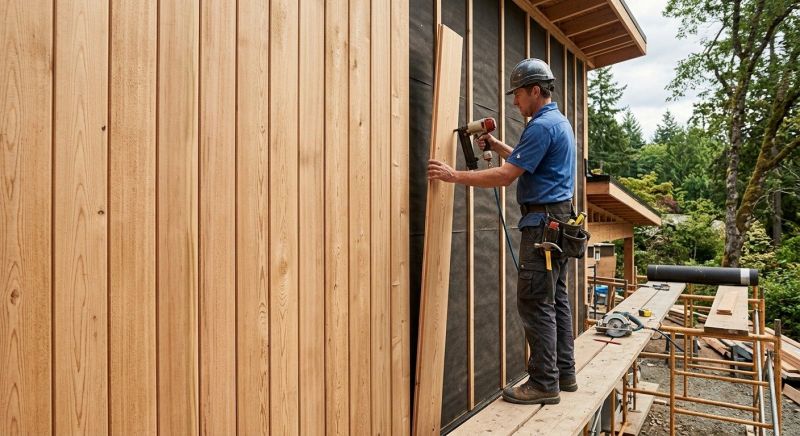 Faux Wood Siding Installation in Fairfield County, CT