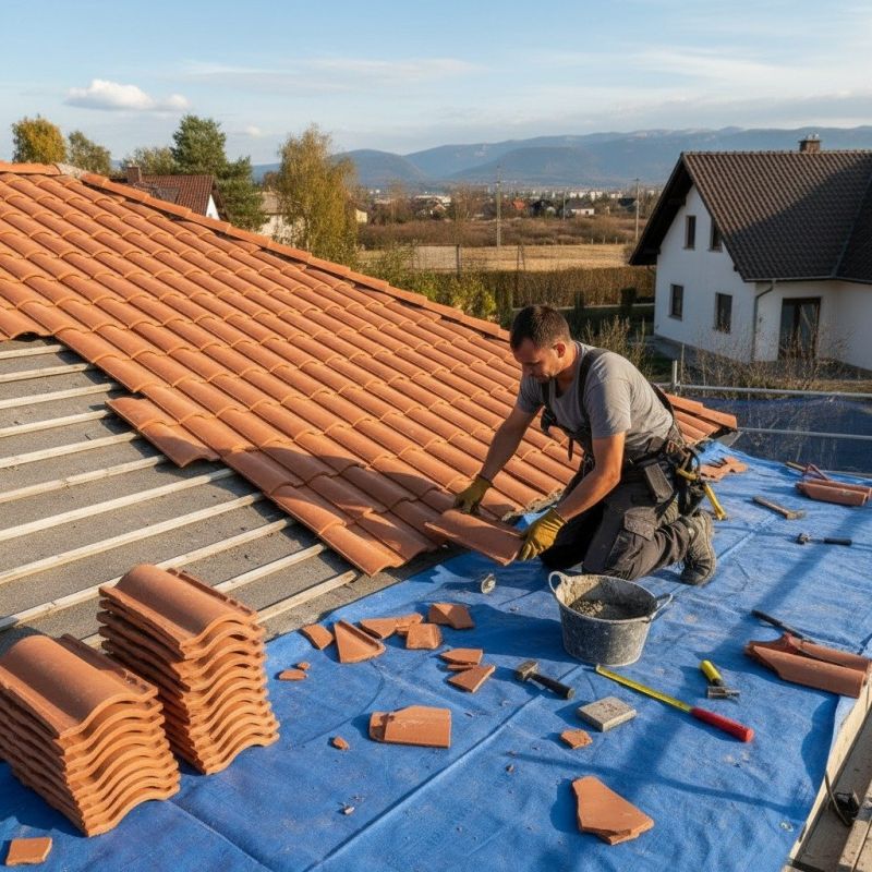Tile Roof Service detail